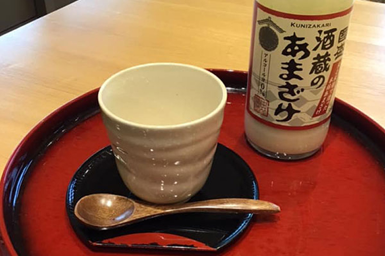 体に優しい甘酒の提供